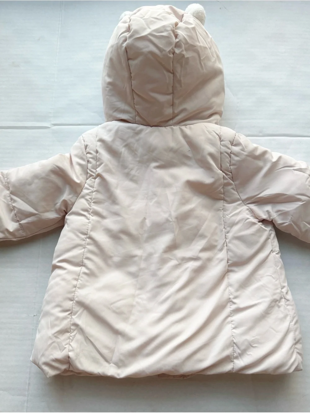Zara Girl Outerwear Collection Faux Fur Lined Winter Puffer Jacket 18/24months